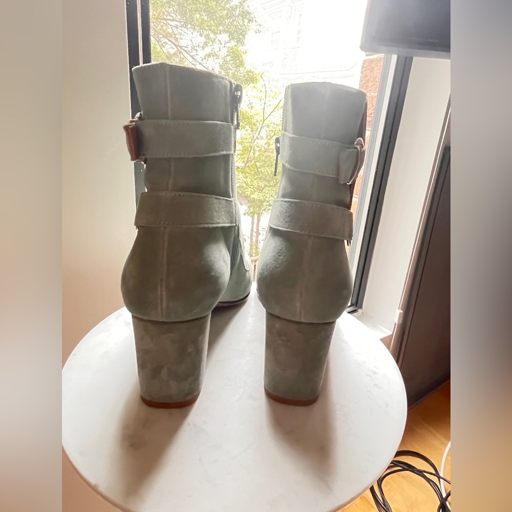 Sézane Brooklyn Boots Sea Green - Picture 10 of 12